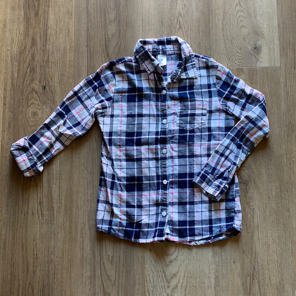 Plaid flannel shirt